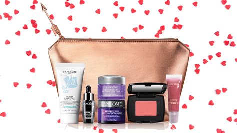 lancome makeup bag gift set